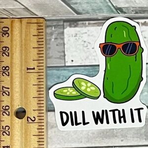 🌀10/$10🌀 Pickle Waterproof Vinyl Sticker Decal